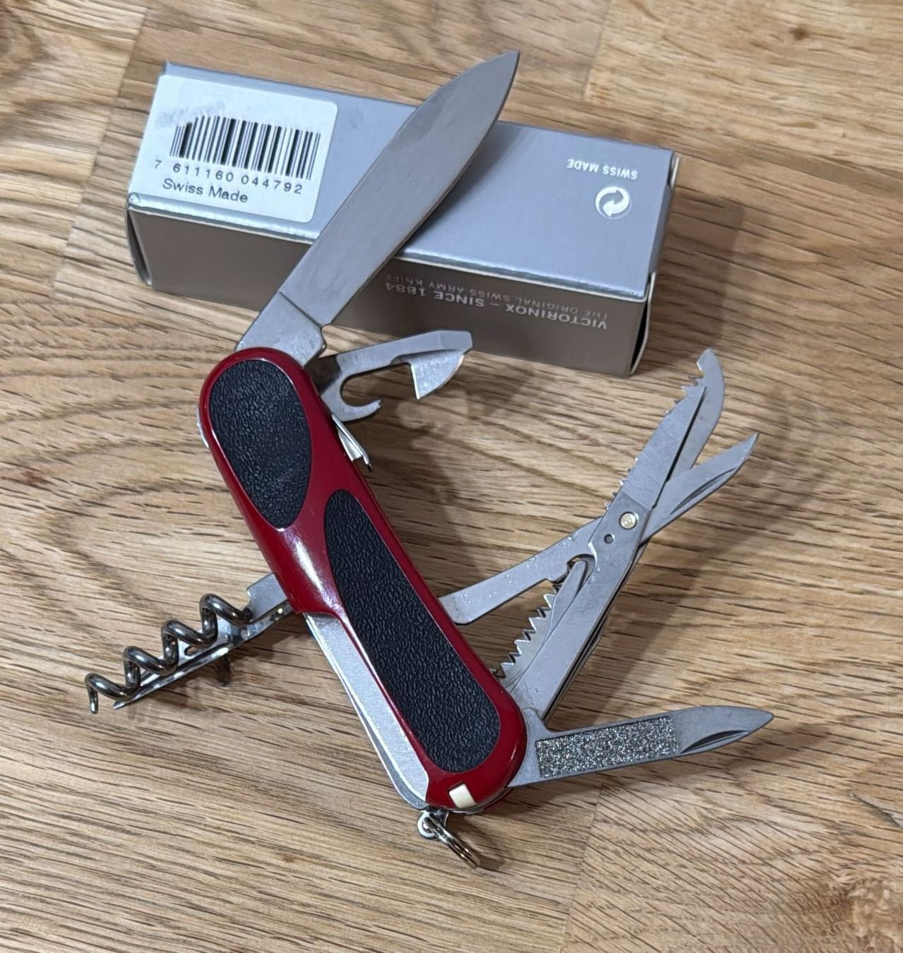 Victorinox Coltelli tascabile: VICTORINOX  SACKMESSER  EVOGRIP S17 RED/BLACK – Nuovo e nell'imballaggio originale da Zürich venduto da Frei-Occasionen 9