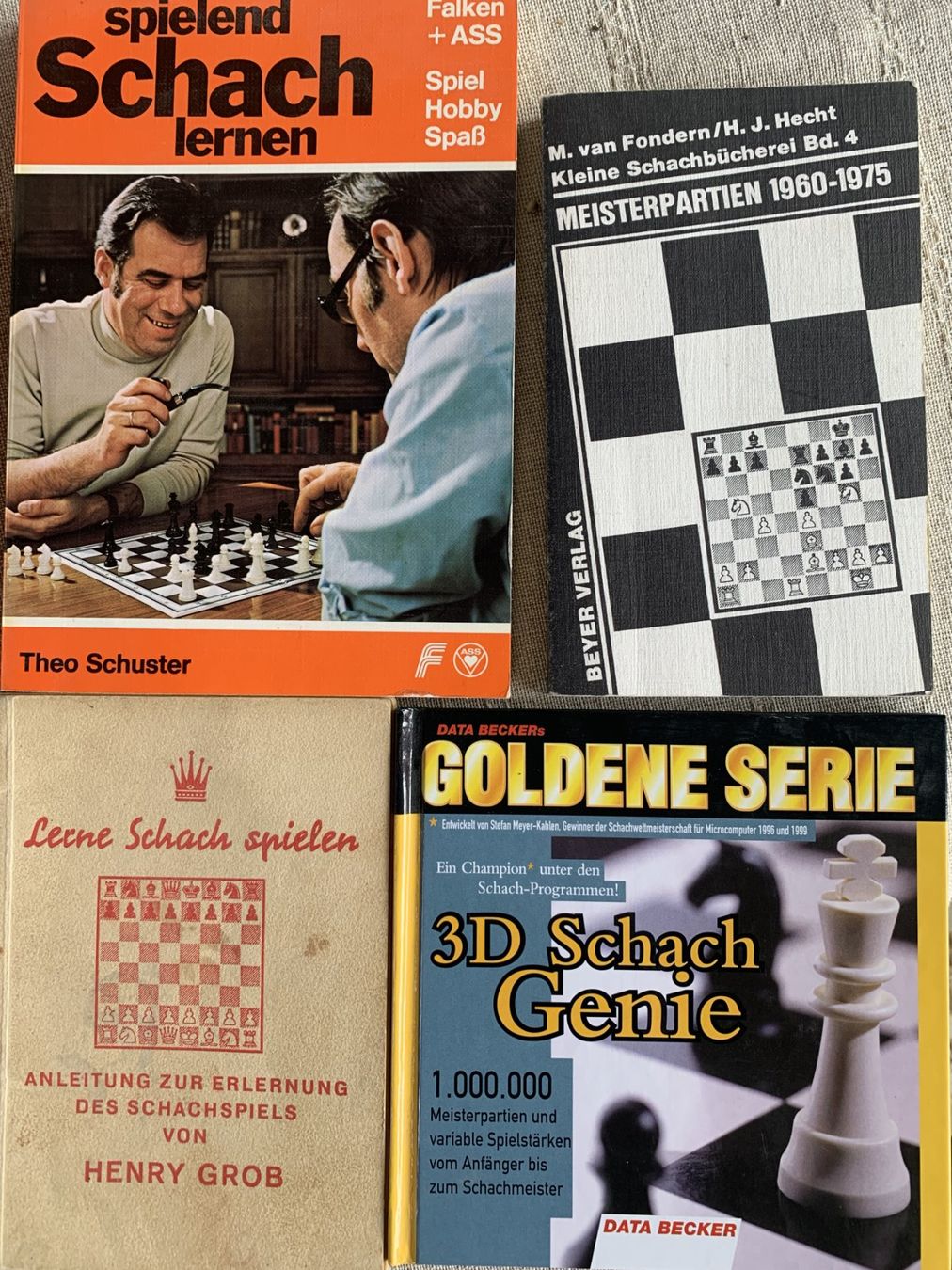 Libri: 4 Bücher zum Thema Schach – Usato da Ebnat-Kappel venduto da pourlemerite