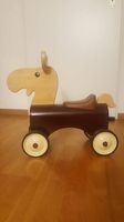 Rutscherfahrzeug "Elch", Gummiräder, Holz/Metall