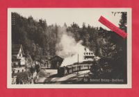 Brünig (BE) -Hasliberg Bahnhof mit Eisenbahn Foto-AK