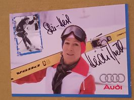 Heidi Biebl - Olympia Gold 1960 - verstorben -handsigniert
