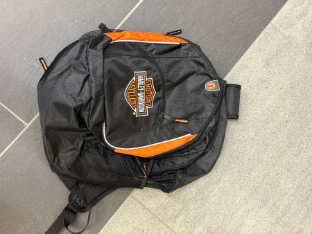 Harley-Davidson Rucksack schwarz orange neuwertig