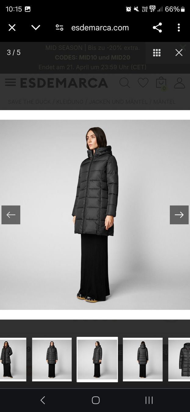 Giacche: Warme Winterjacke, Save the duck, NP 300 – Usato da Zürich venduto da nara13 3
