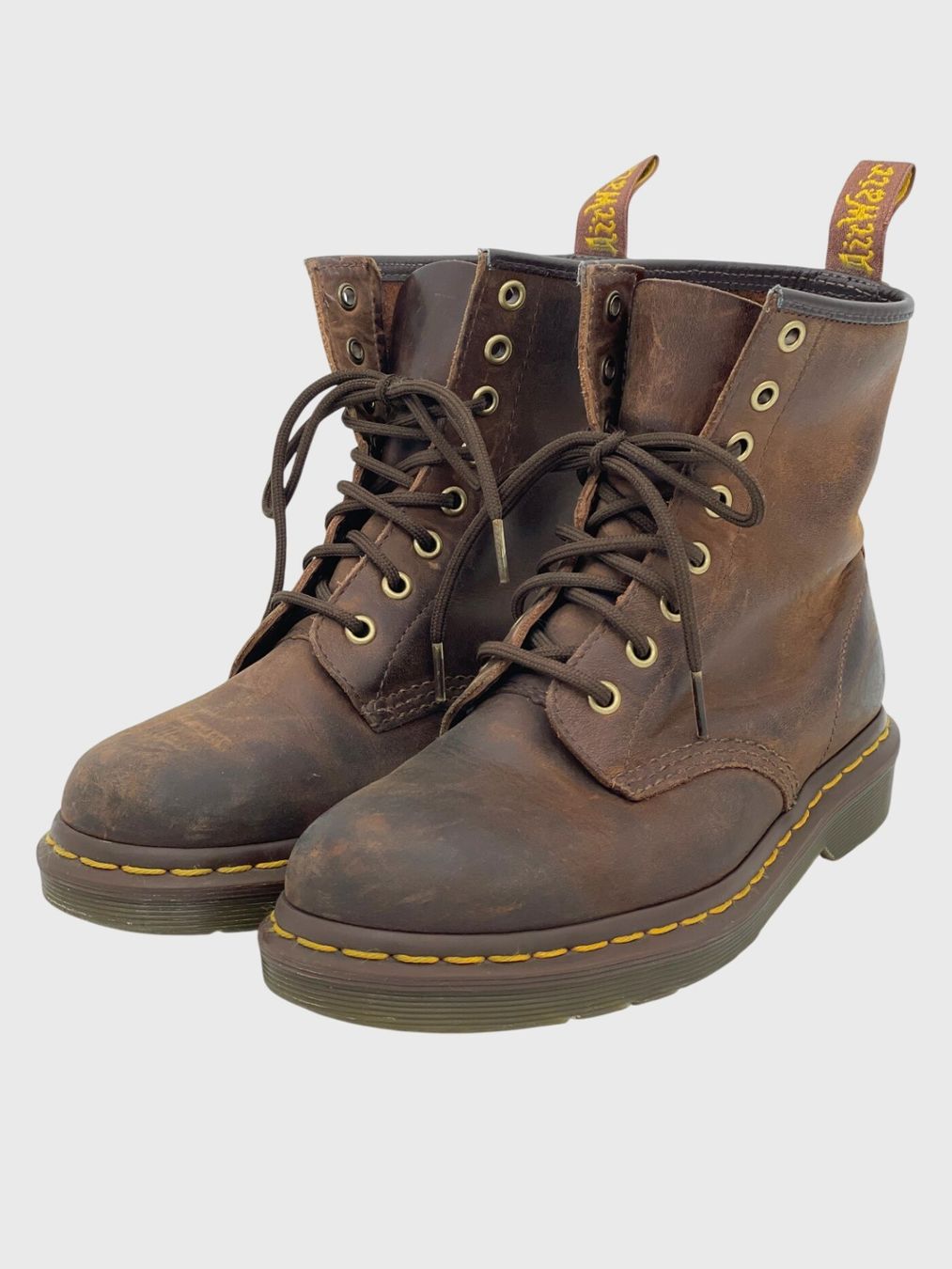Dr. Martens Scarpe da donna: Dr. Martens 1460 Pascal Combat Stiefel EU 37 Braun – Usato da Zürich venduto da shoe_shop 2
