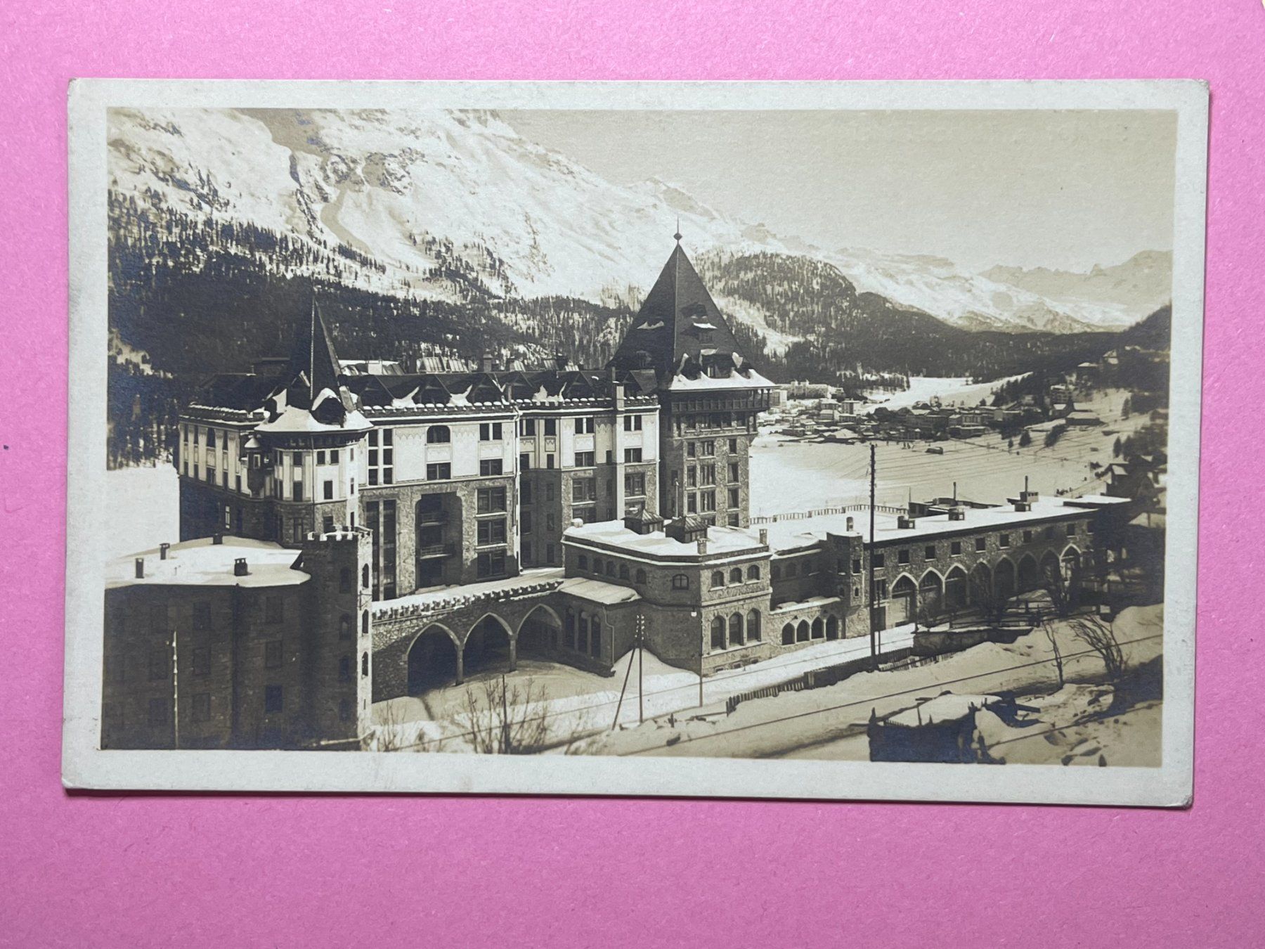 Ansichtskarten: St-Moritz, Palace-Hotel – Gebraucht aus Steg VS von danwer74