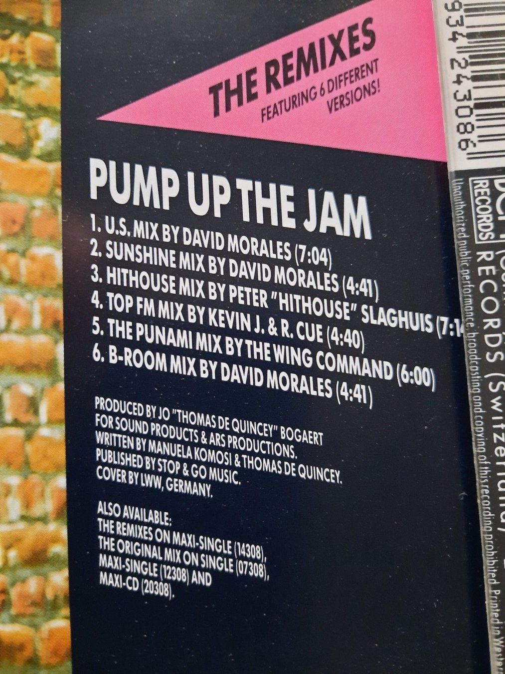 CD: CD Technotronic - Pump up the jam - The Remixes  – Usato da Pully venduto da bro_n52j 2
