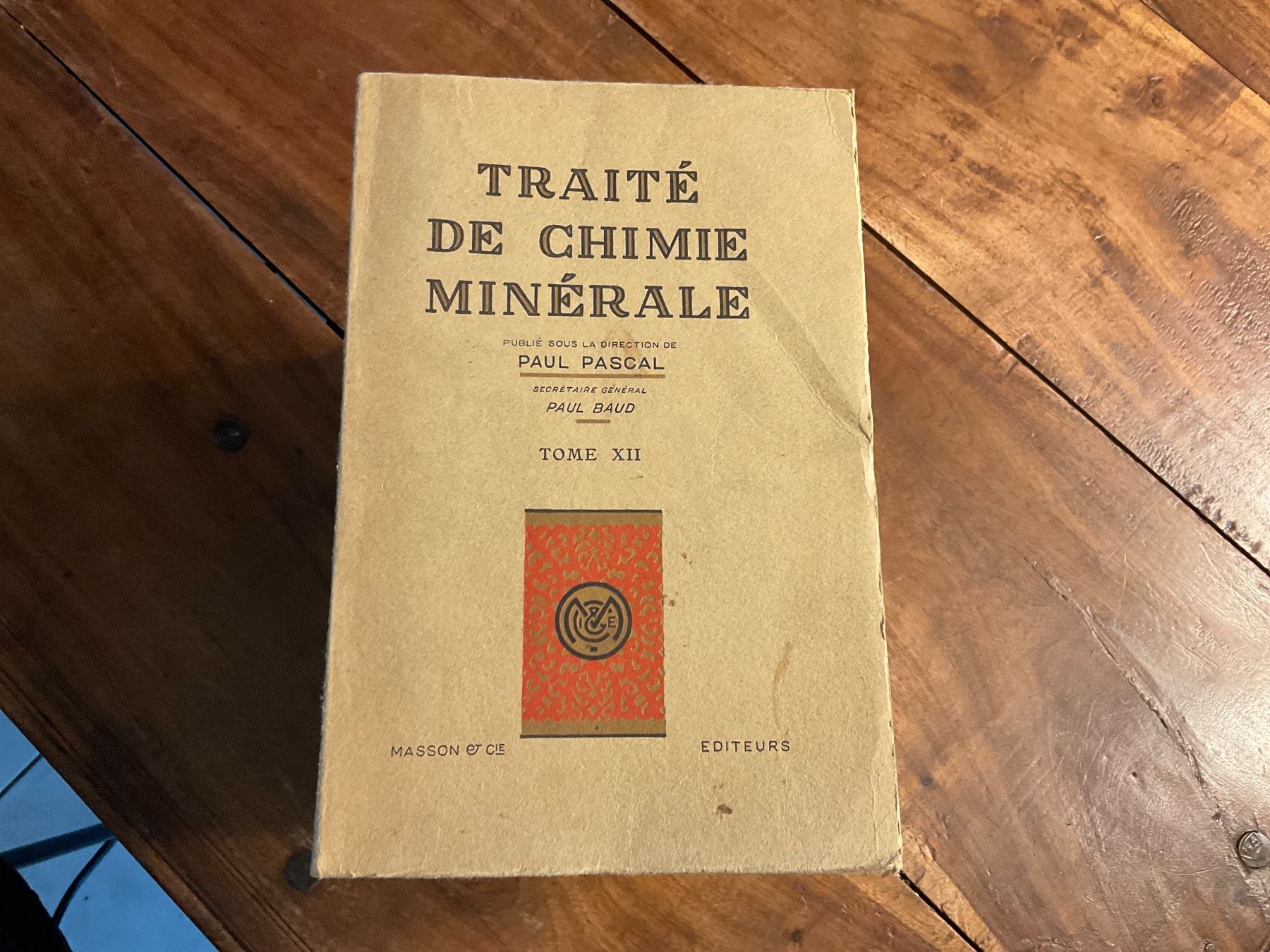 Libri: Traité Chimie Minérale Pascal, 6 Tomes, Collection Rare – Usato da Avenches venduto da Tinkey 1