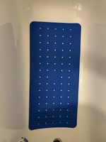 Anti-Rutschmatte blau für Badewanne