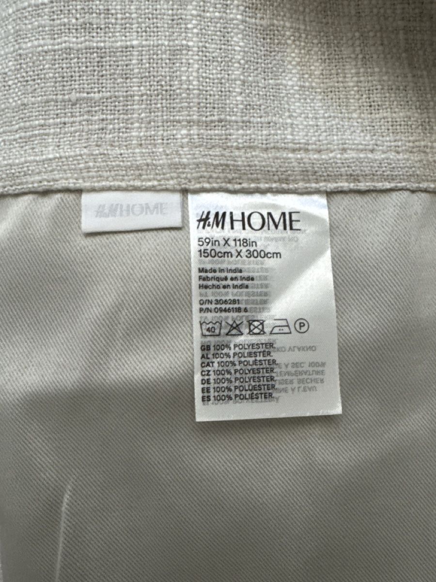 Tende: 1er pack wide blackout curtain beige – Nuovo (secondo la descrizione) da Zürich venduto da pau_sf2t 3