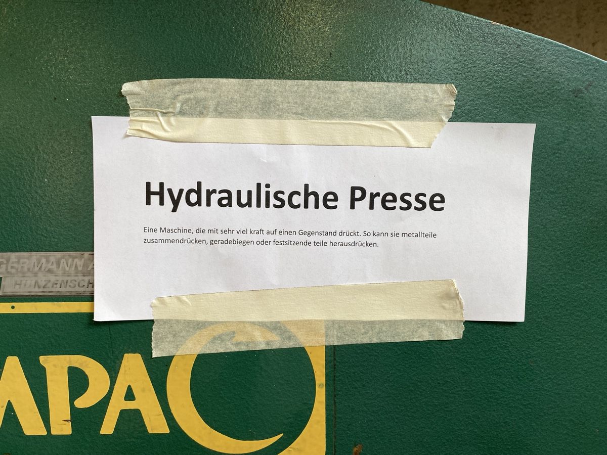 Toutes les machines: Hydraulische Presse  – D'occasion à Hägglingen par Karin0802 4