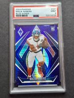 Malik Nabers RC /70 Blue Hyper Phoenix PSA 9 Rookie Giants