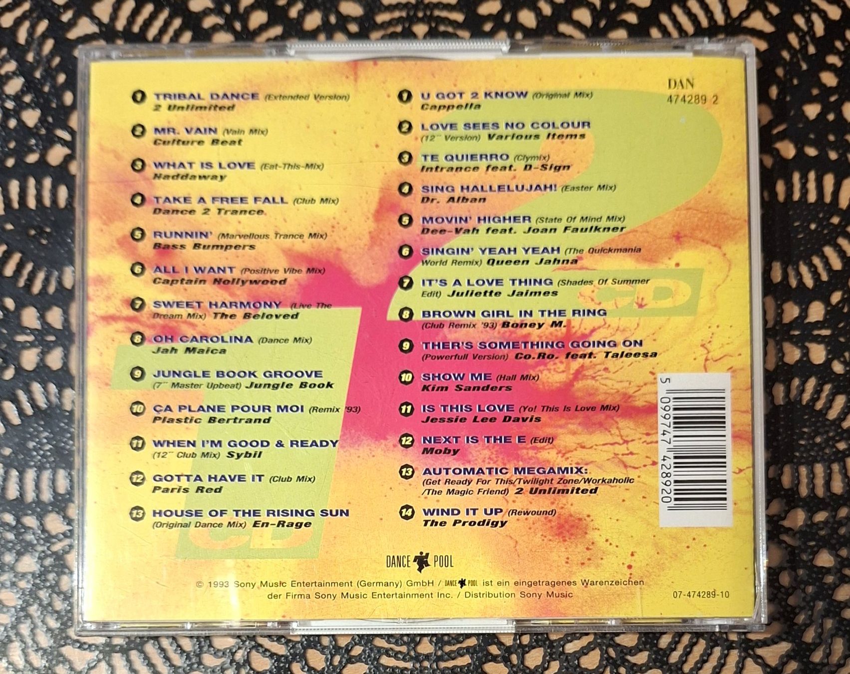 CD: Dance Now! Vol.5, Dance Pop Compilation Sampler 2CD 1993 – Usato da Schönenberg TG venduto da Gregolino76 1