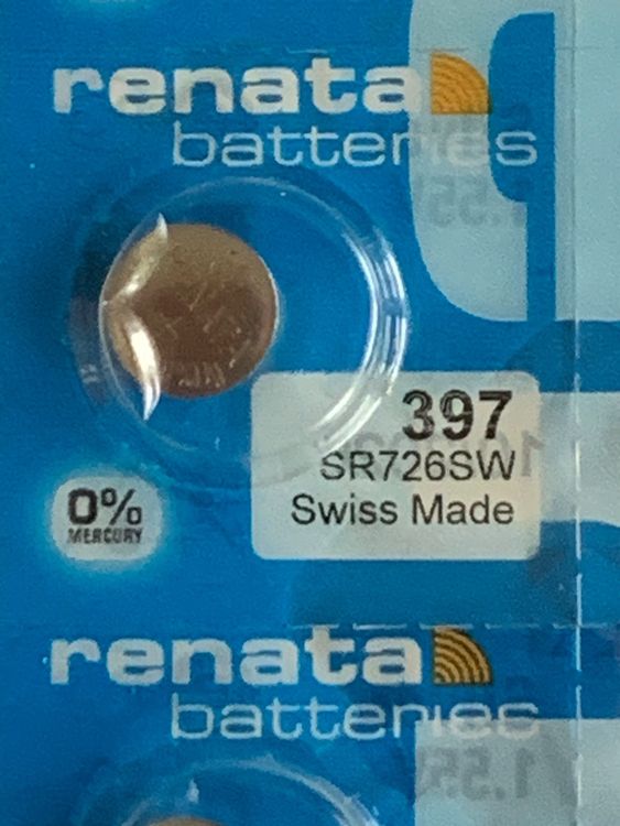 Caricatori & Batterie: Uhren Batterie 397 – Nuovo e nell'imballaggio originale da Grenchen venduto da chththl