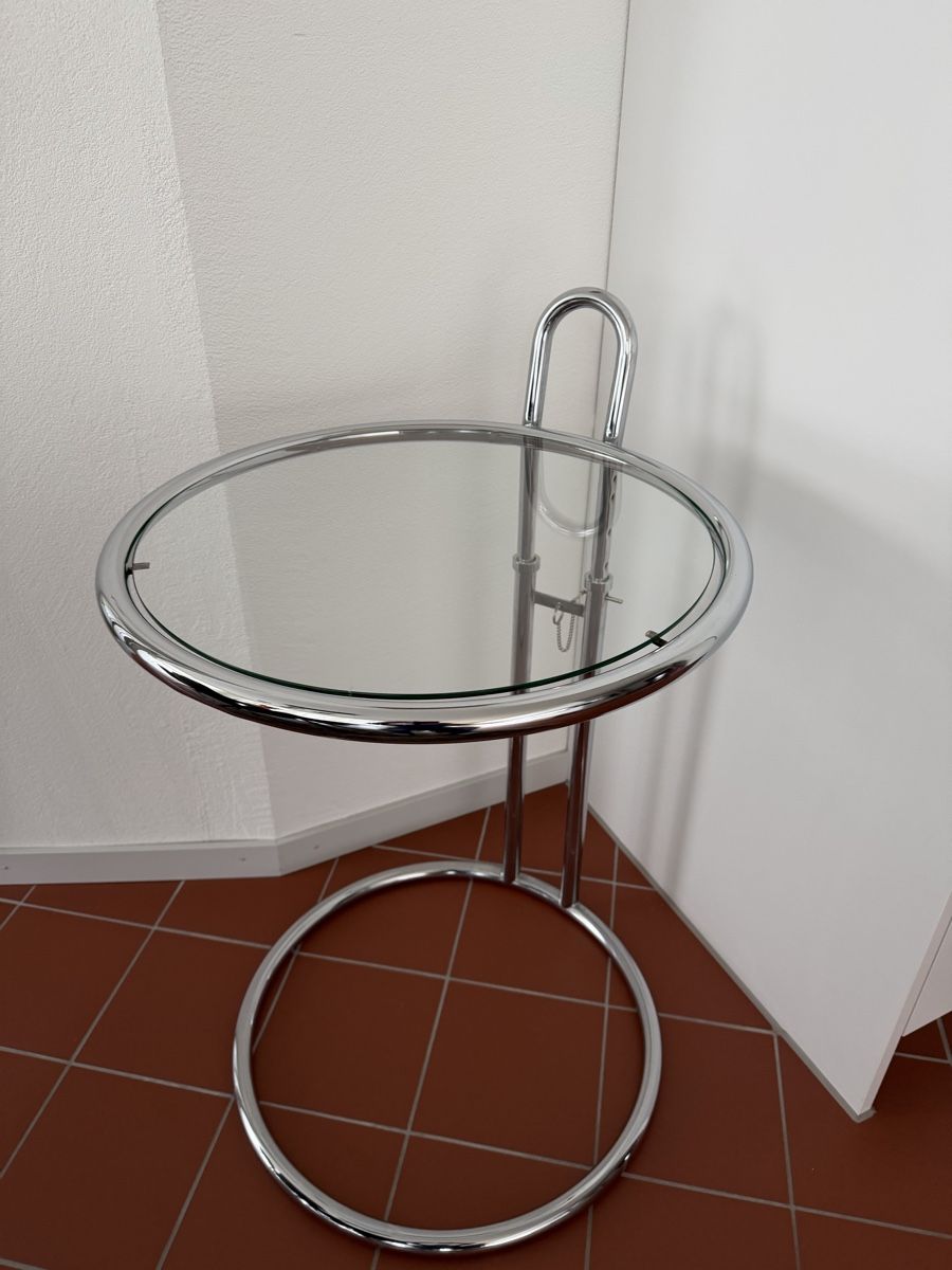 Comodini: Beistelltisch mit Glasplatte & Chromgestell - – Usato da Zürich venduto da sne.swiss 5
