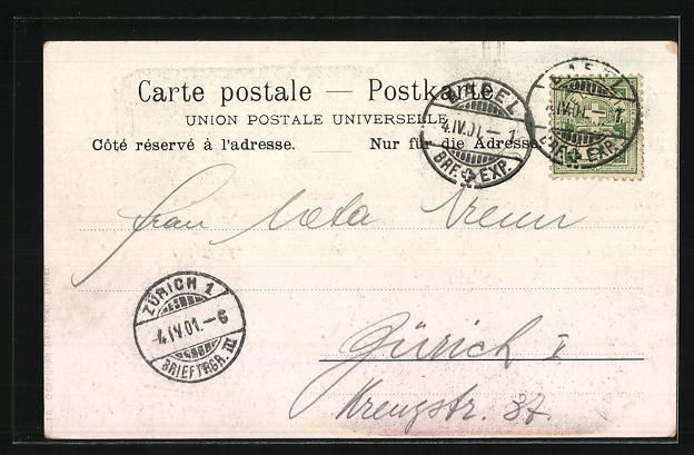 Cartoline postali: Basel, Alte Rheinbrücke, St. Albantor – Usato da Berlin venduto da bartko-reher 1