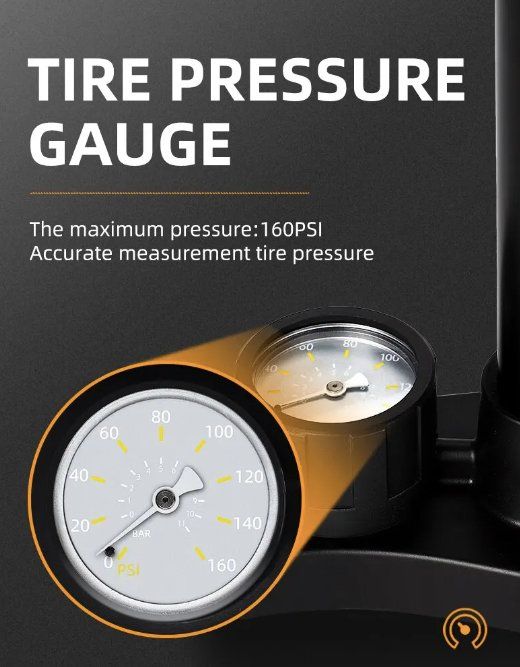 Pompe: Fahrradpumpe mit 160PSI Manometer – Nuovo e nell'imballaggio originale da Geneve venduto da Titi2008 6