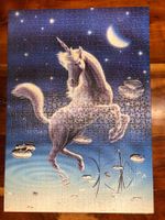 Adventskalender Puzzle, Magisches Einhorn im Wasser