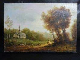 Landschaft Signiert