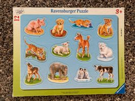 Puzzle Tiere Ravensburger 12 Teile