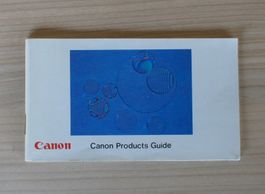 Original Vintage Canon Products Guide aus den 1970er Jahren
