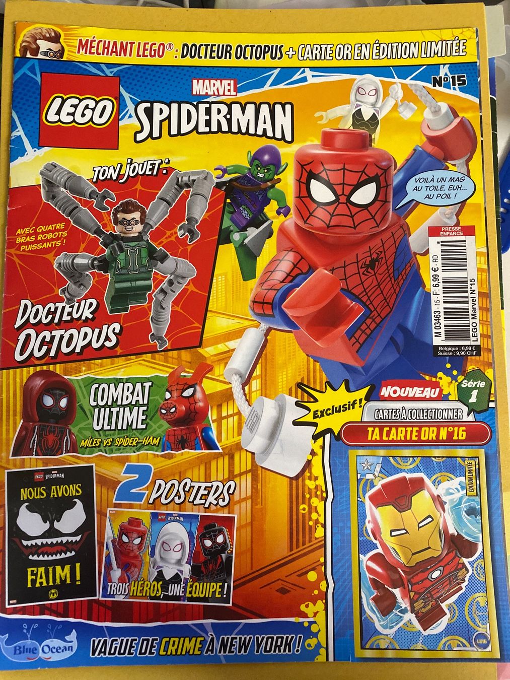 Zeitschriften & Magazine: LEGO Spiderman N°15 - 2 POSTERS – Gebraucht aus Le Brassus von cinema13