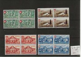 timbre Pro Patria B26-B29 bloc de 4 **