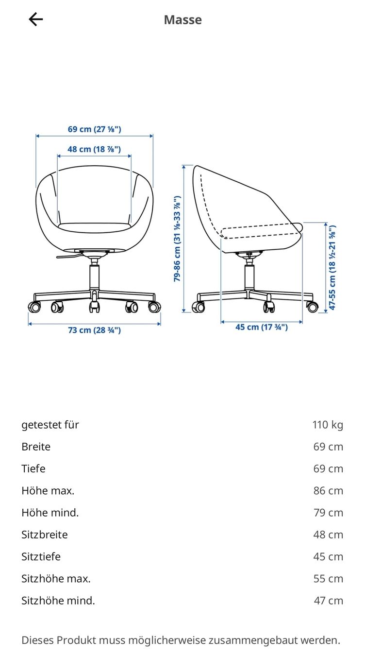 Ikea Sedie: IKEA SKRUVSTA Stuhl weiss – Usato da Volketswil venduto da genelia 2