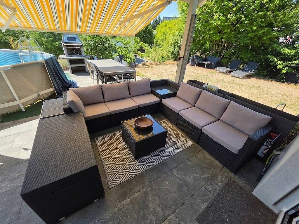 Sofas: Rattan-Lounge-Set inkl. Truhe – Gebraucht aus Worben von saruuschx3