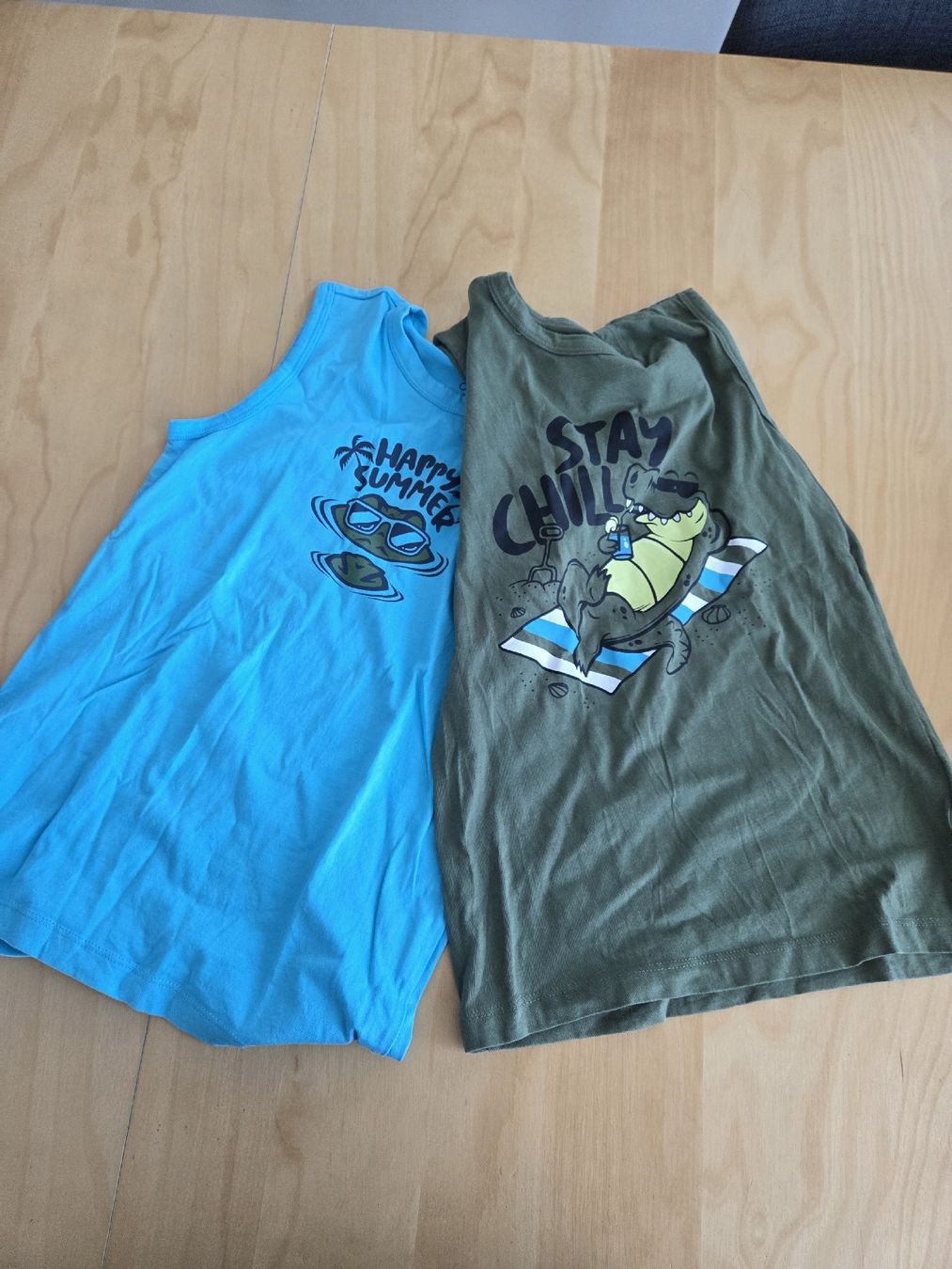 Camicie, T-shirt & Polo: Sommer-Tanktops im Doppelpack, Grösse 128 – Usato da Oberkirch LU venduto da sa_kr