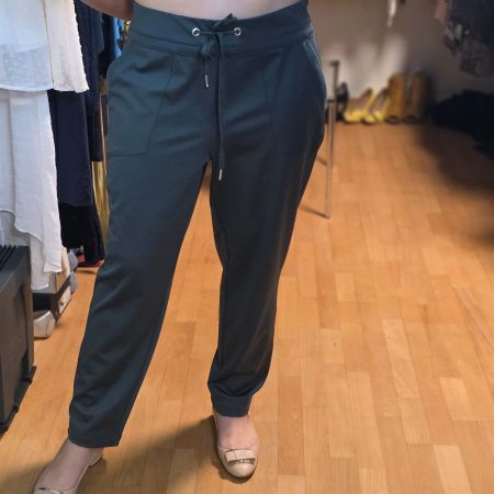 💚 Elegante Stretchhose / Grünton  2XL Street One