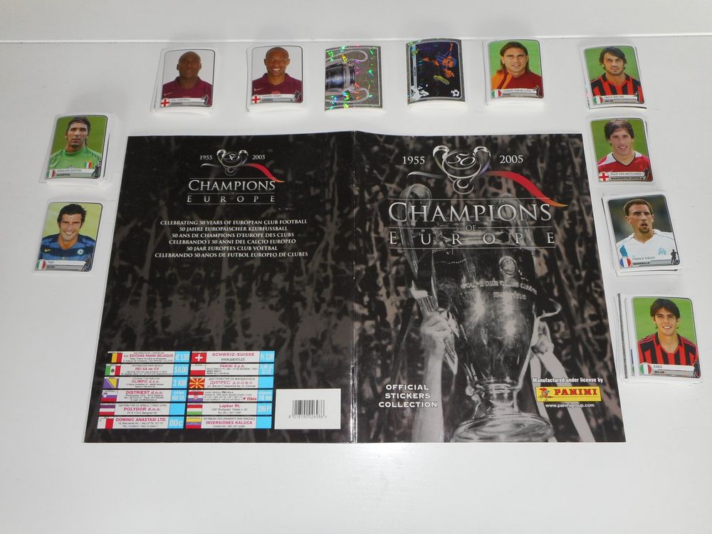 Panini Album Champions Of Europe 1955 -2005 | Kaufen Auf Ricardo