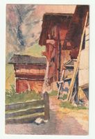 AK Loeche-les-Bains, Ortsmotiv, Valais