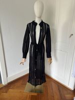 Zara Women's Black Knitted Cardigan with Belt, Size S