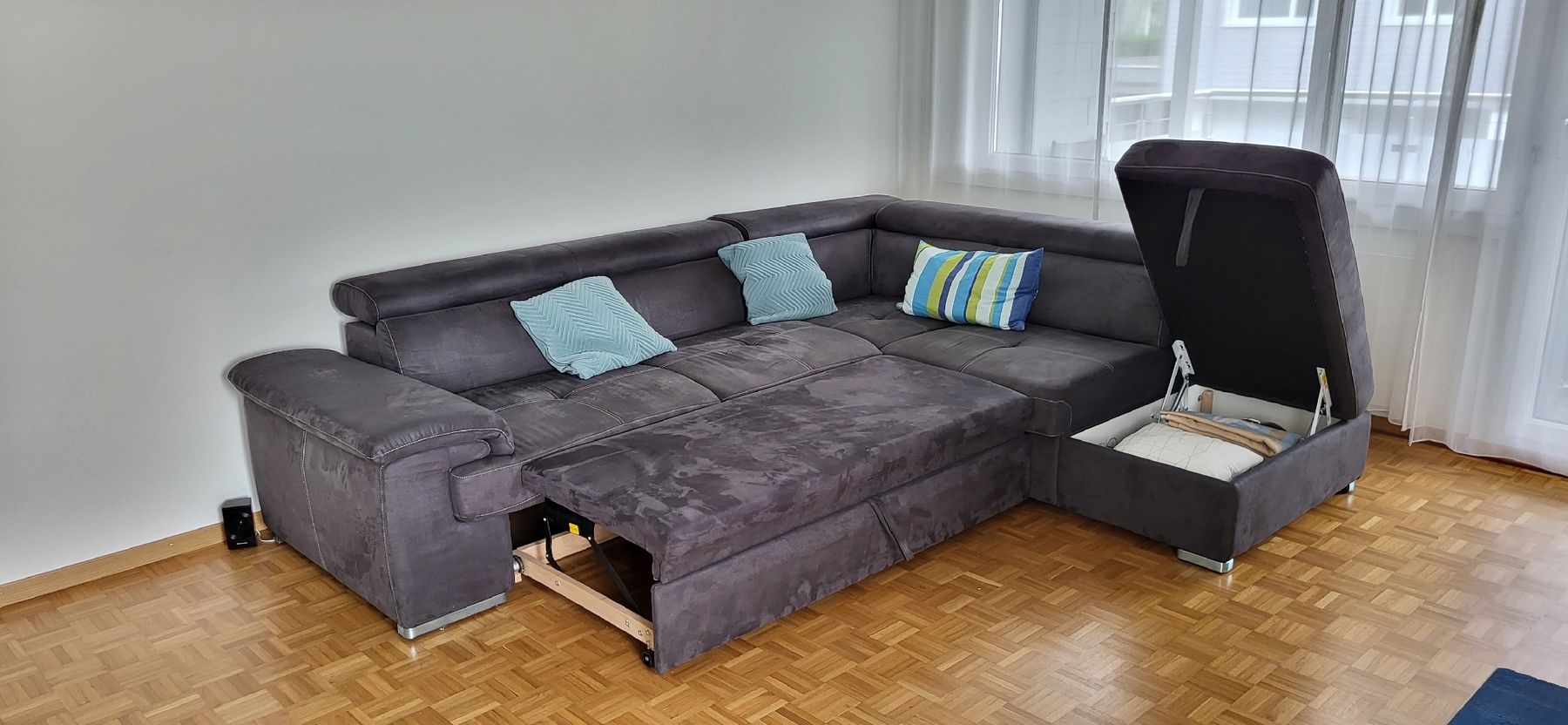Sofas: Eck-Bettsofa – D'occasion à Buochs par ready15 3