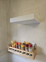 2× IKEA Floating Wall Shelves with wall mounts 24×24x5cm