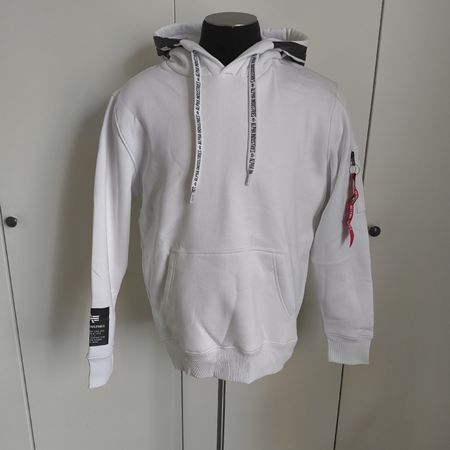 Alpha Industries Kapuzenpullover Weiss Grösse XL