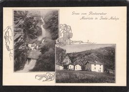 Gruss vom Restaurateur Maurizio in Isola Maloya GR, gel.1916