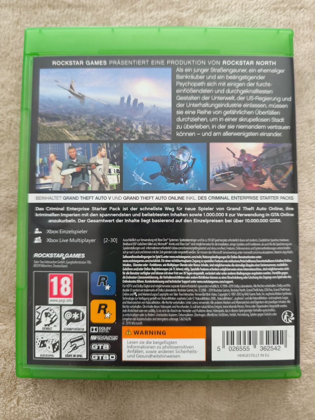 Microsoft Giochi: grand theft auto V PREMIUM EDITION XBOX ONE – Usato da Winterthur venduto da Dr.Pepper01 1