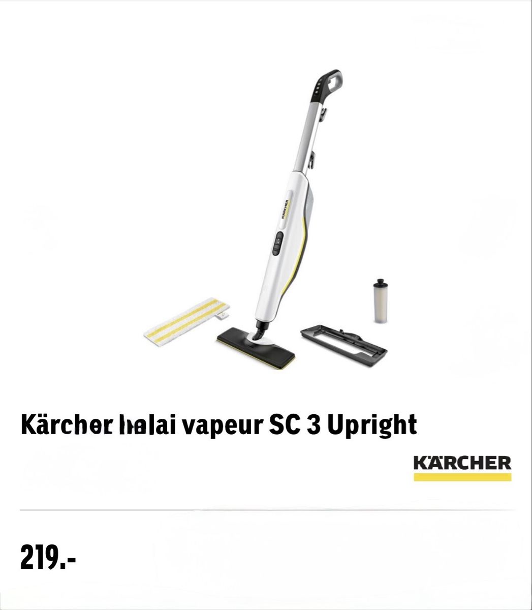 Kärcher Pulitori a vapore: Kärcher SC 3 Upright - Neuf – Nuovo e nell'imballaggio originale da Leytron venduto da emi_p2cd