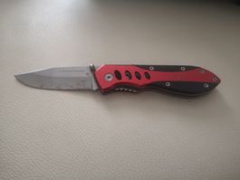 Kraftwerk Taschenmesser, Rot/Schwarz - Ideal für Alltag!