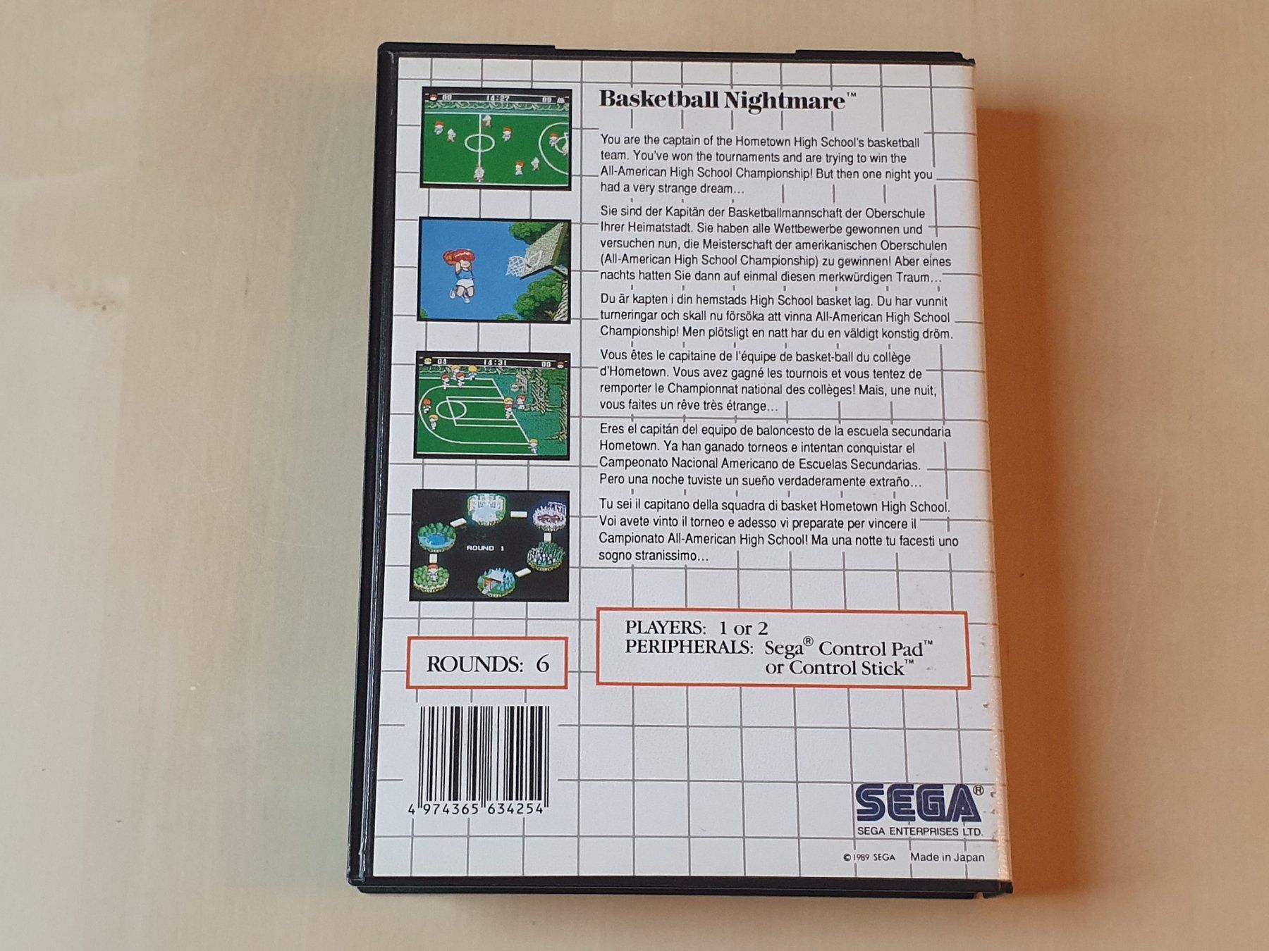Sega Giochi: Basketball Nightmare – Usato da Stansstad venduto da collectorsshop 1