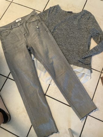 Damen Set C&A Chicoree grau Gr.40 M guter Zustand