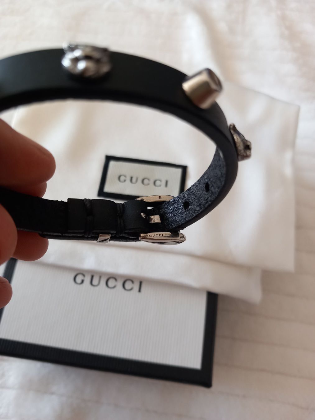 Gucci Bracciali & Braccialetti: Gucci bracelet cuir – Usato da Le Grand-Saconnex venduto da Rgt87 7