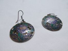 Ohrhänger, Emailliert, Modeschmuck