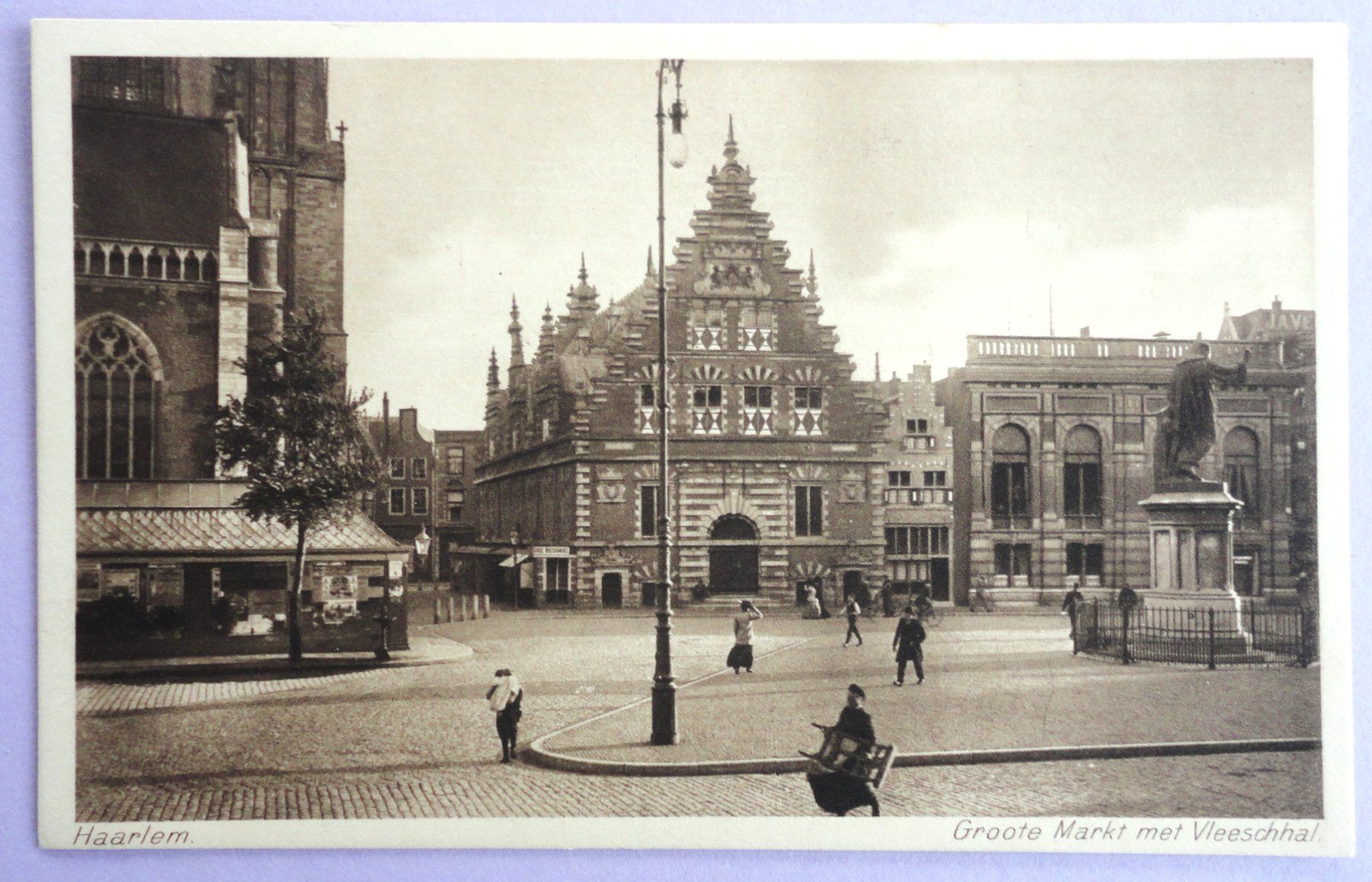 Cartoline postali: Haarlem - Groote Markt met Vleeschhal – Usato da Fétigny venduto da Billy2miny