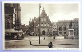 Haarlem - Groote Markt met Vleeschhal