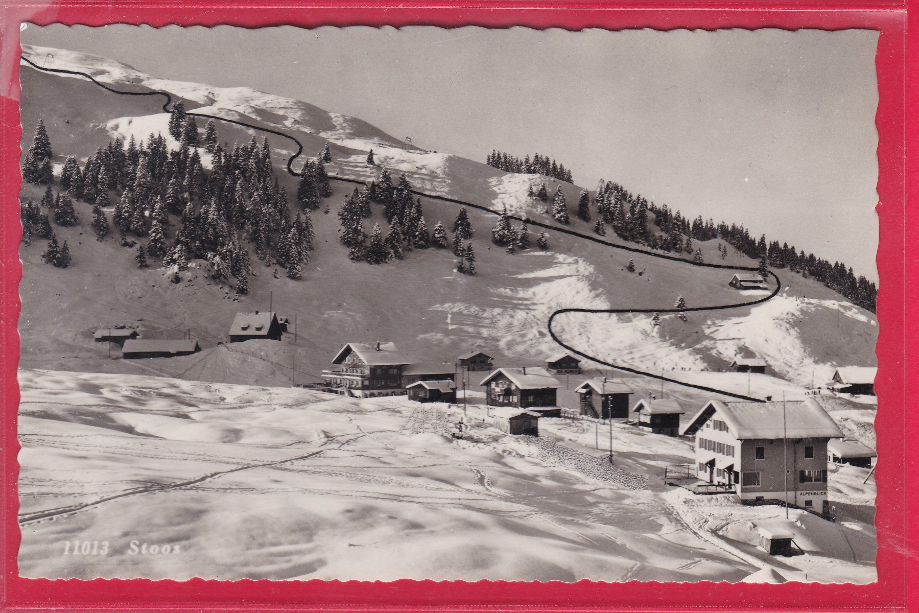 Cartoline postali: STOOS, NATURFREUNDEHAUS – Usato da Oberrieden venduto da Gebirgsstelze