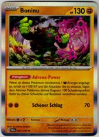 Boninu - seltene deutsche Pokémon Hologrammkarte