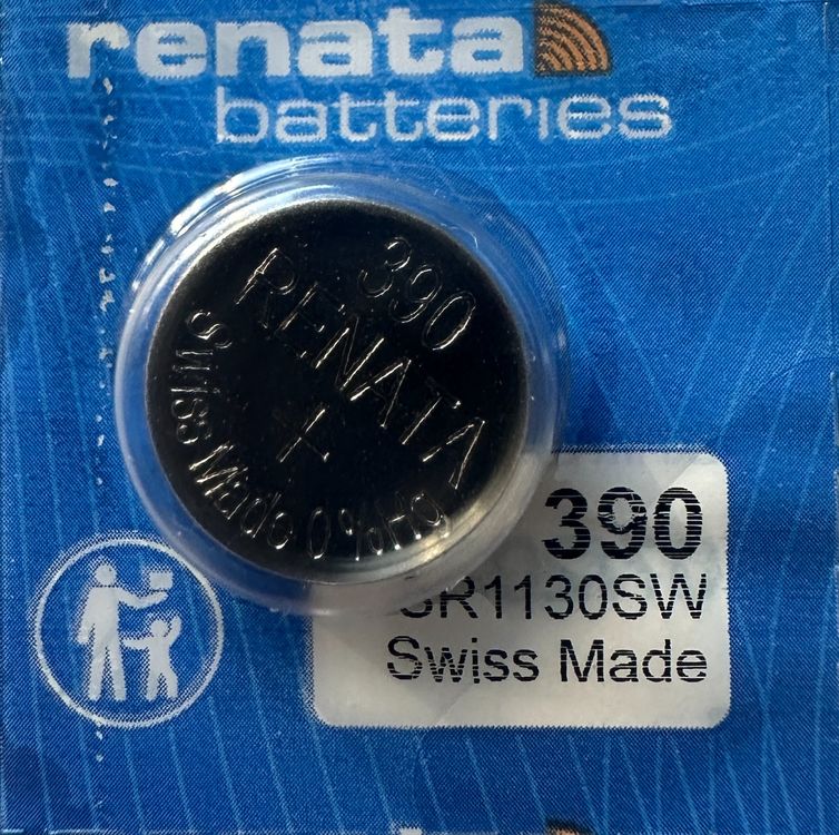 Caricatori & Batterie: 1 Renata Swatch Batterie Typ 390 Aktion! – Nuovo e nell'imballaggio originale da Courlevon venduto da HotSaleandPrice