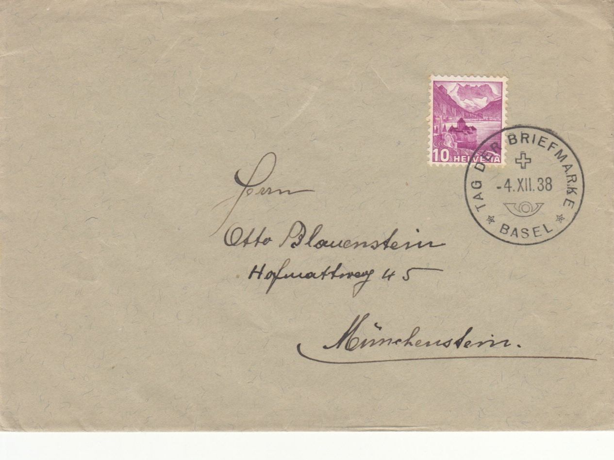 Tutti i francobolli: Sonderstempel S. 191 TdB Basel 1938 – Usato da Bürglen TG venduto da StampGraf